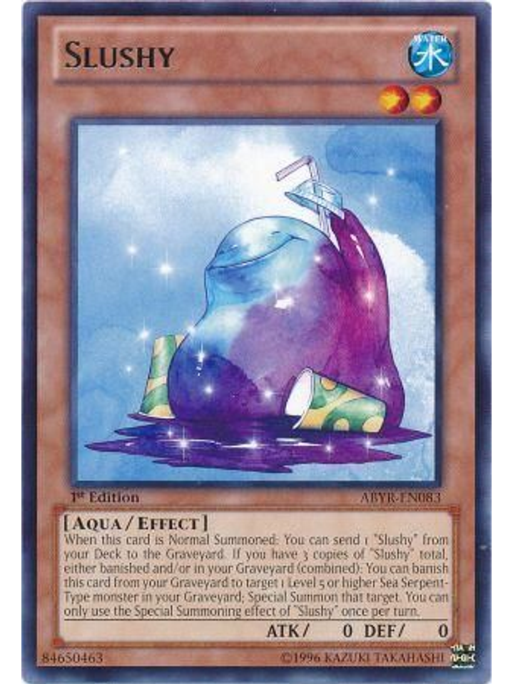 Slushy - ABYR-EN083 - Rare 1st Edition 1