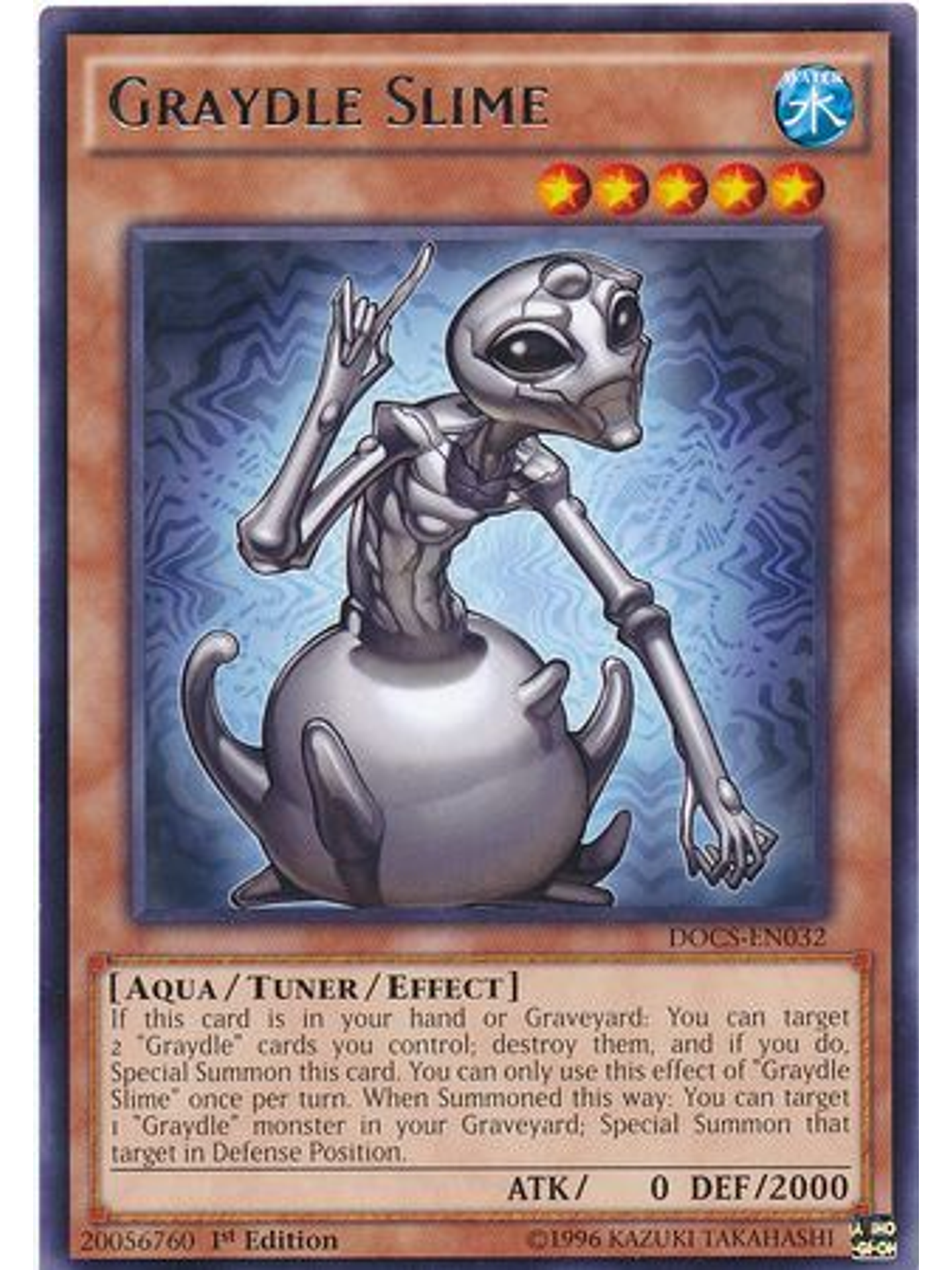 Graydle Slime - DOCS-EN032 - Rare 1st Edition 1