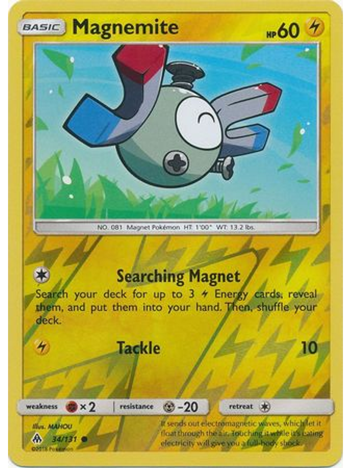 Magnemite - 34/131 - Common Reverse Holo 1