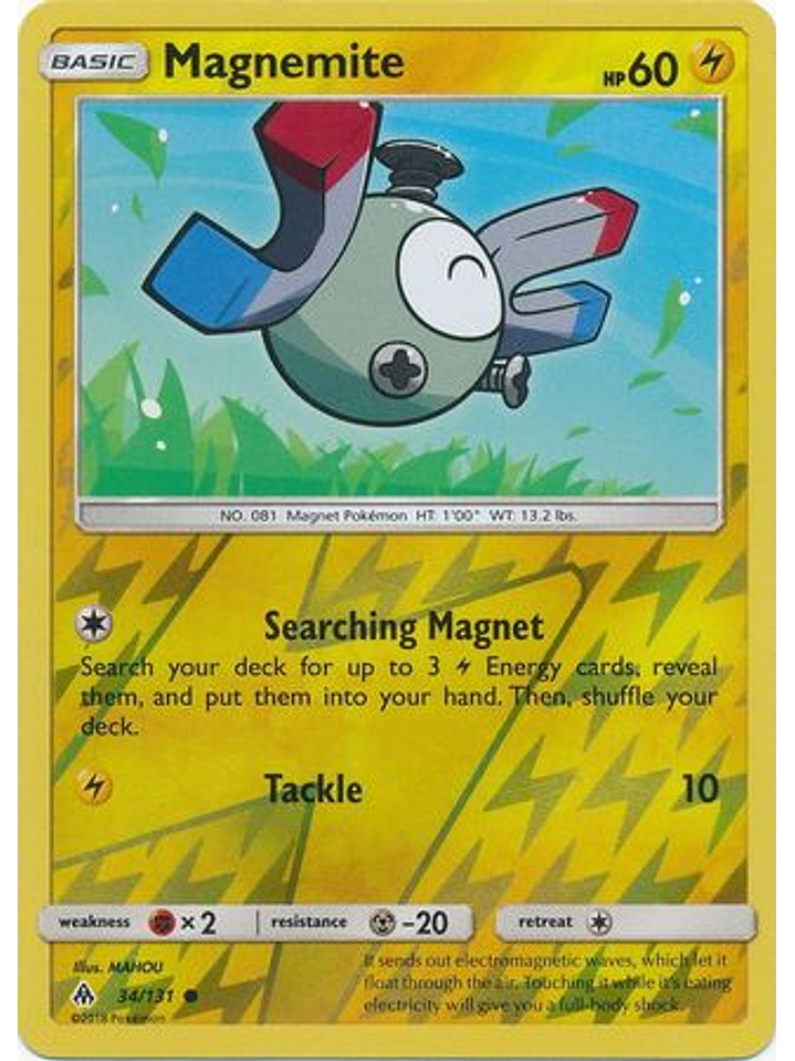 Magnemite - 34/131 - Common Reverse Holo 1
