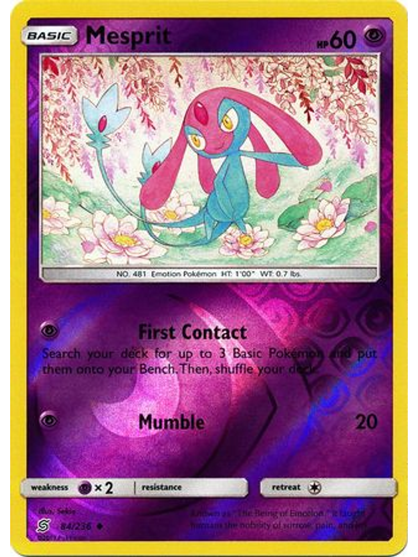 Mesprit - 84/236 - Uncommon Reverse Holo 1