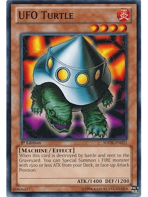 UFO Turtle - SDOK-EN021 - Common 1st Edition