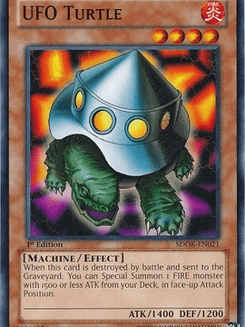 UFO Turtle - SDOK-EN021 - Common 1st Edition