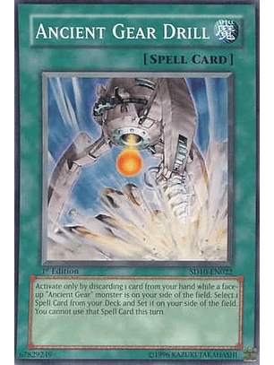 Ancient Gear Drill - SD10-EN022 - Common 1st Edition