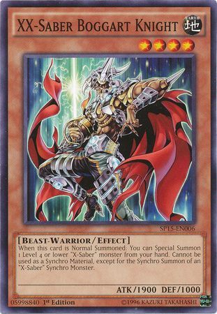 XX-Saber Boggart Knight - SP15-EN006 - Common 1st Edition