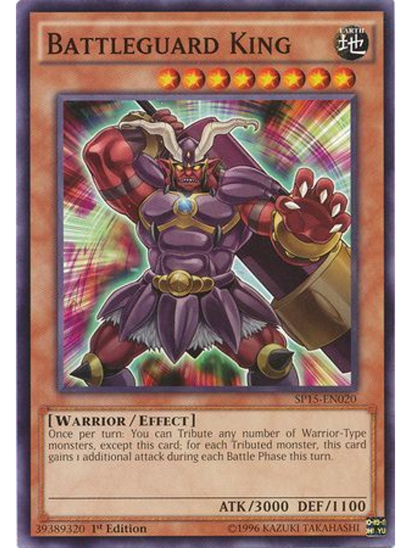 Battleguard King - SP15-EN020 - Common 1st Edition 1