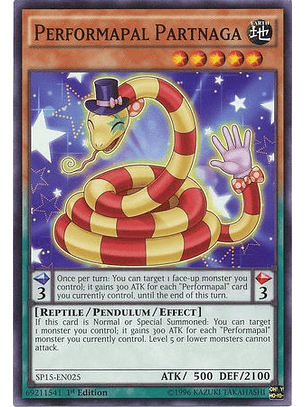 Performapal Partnaga - SP15-EN025 - Common 1st Edition