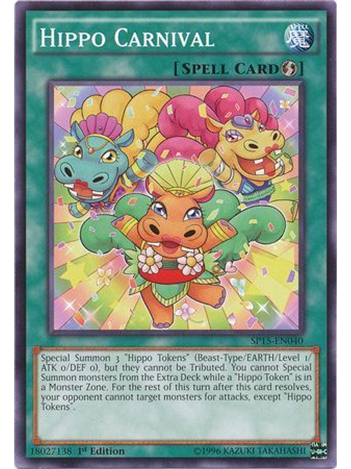 Hippo Carnival - SP15-EN040 - Common 1st Edition 1