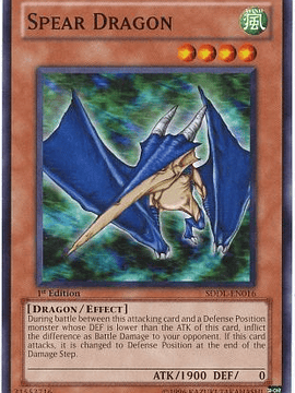 Spear Dragon - SDDL-EN016 - Common 1st Edition