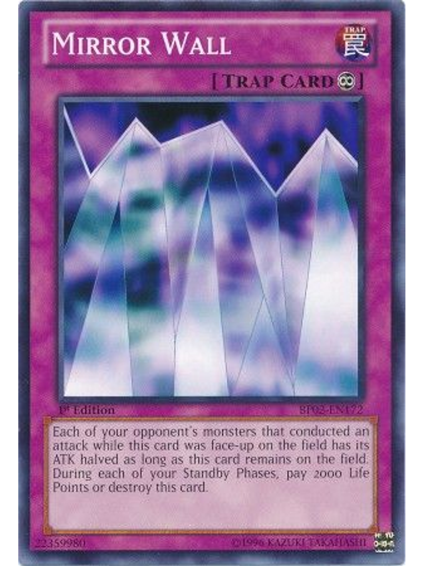 Mirror Wall - BP02-EN172 - Common 1st Edition 1