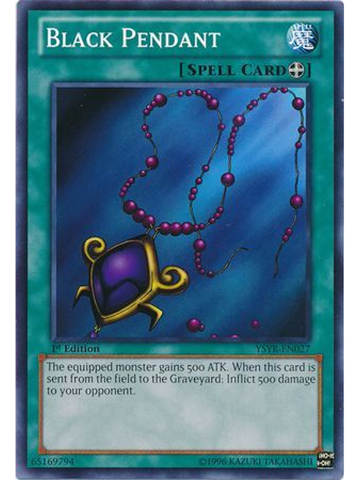 Black Pendant - YSYR-EN027 - Common 1st Edition 1