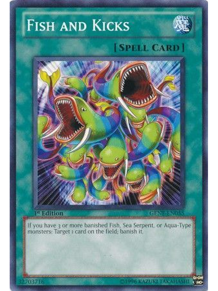 Fish and Kicks - GENF-EN055 - Common 1st Edition 1
