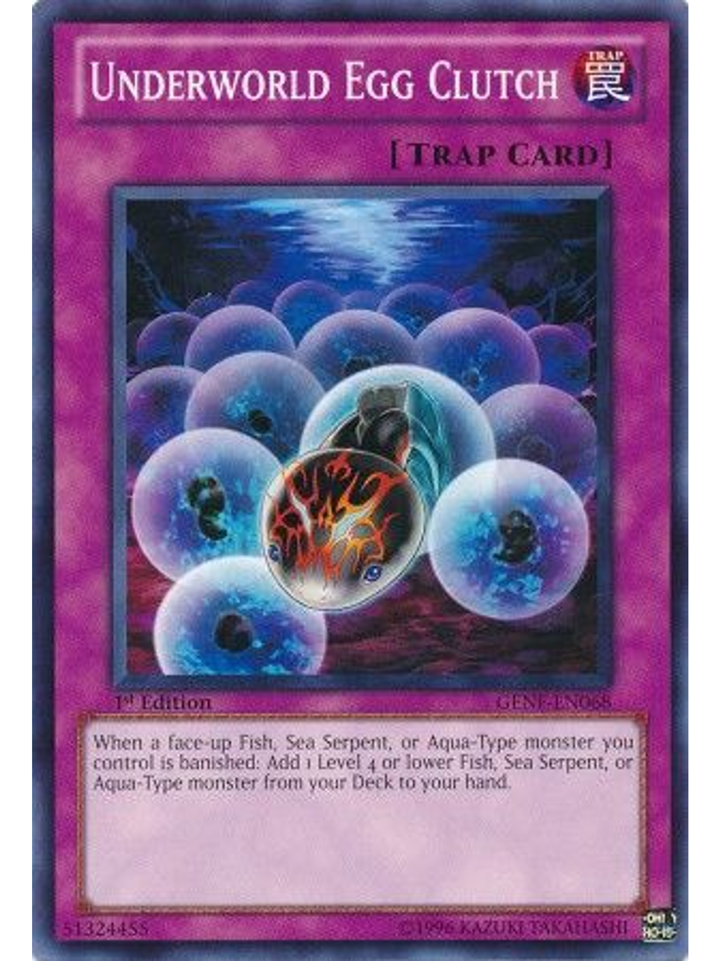 Underworld Egg Clutch - GENF-EN068 - Common 1st Edition 1