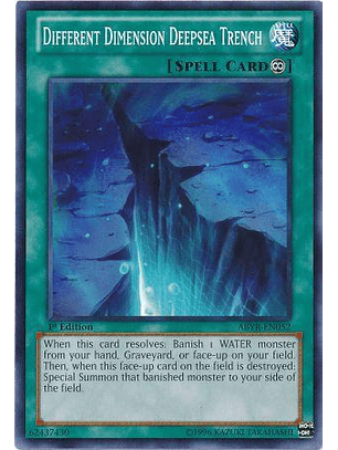 Different Dimension Deepsea Trench - ABYR-EN052 - Common 1st Edition