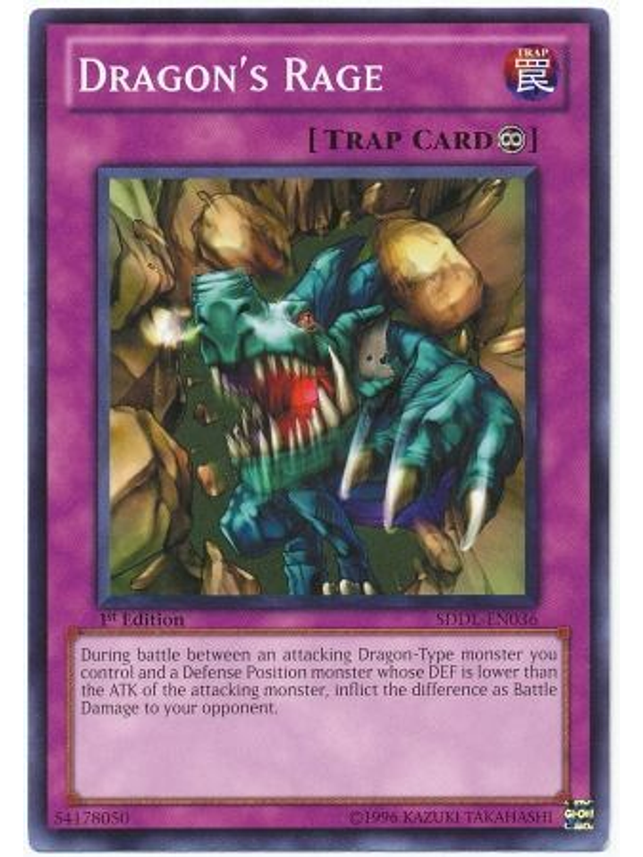 Dragon's Rage - SDDL-EN036 - Common 1st Edition 1