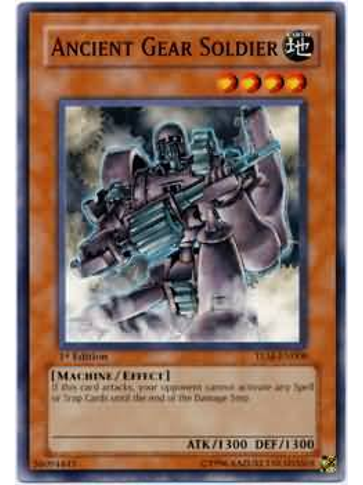 Ancient Gear Soldier - TLM-EN008 - Common 1st Edition 1