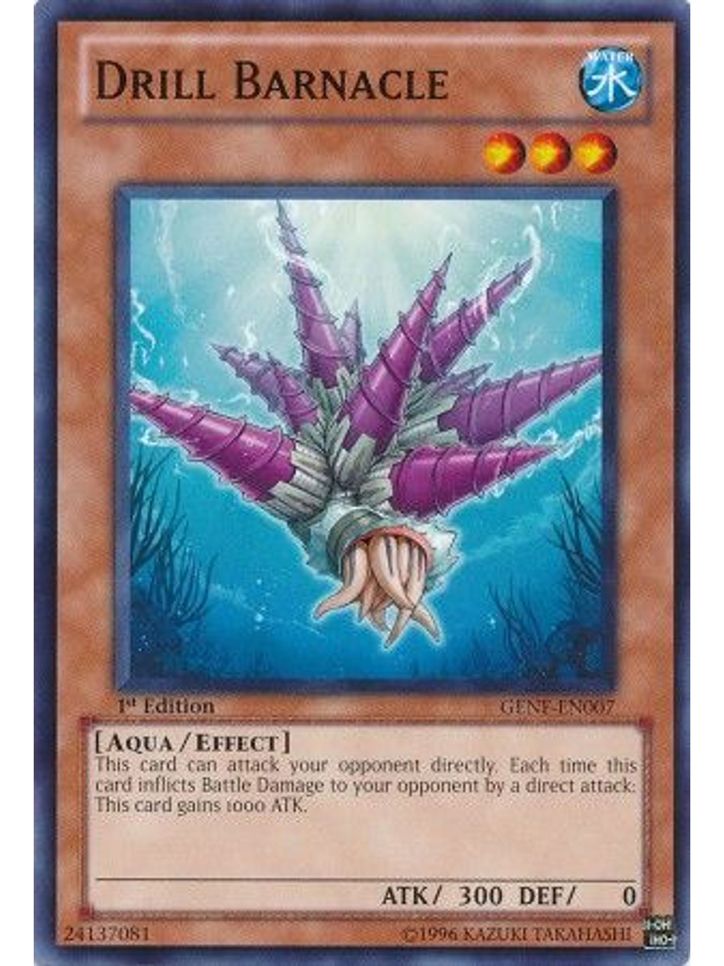 Drill Barnacle - GENF-EN007 - Common 1st Edition 1
