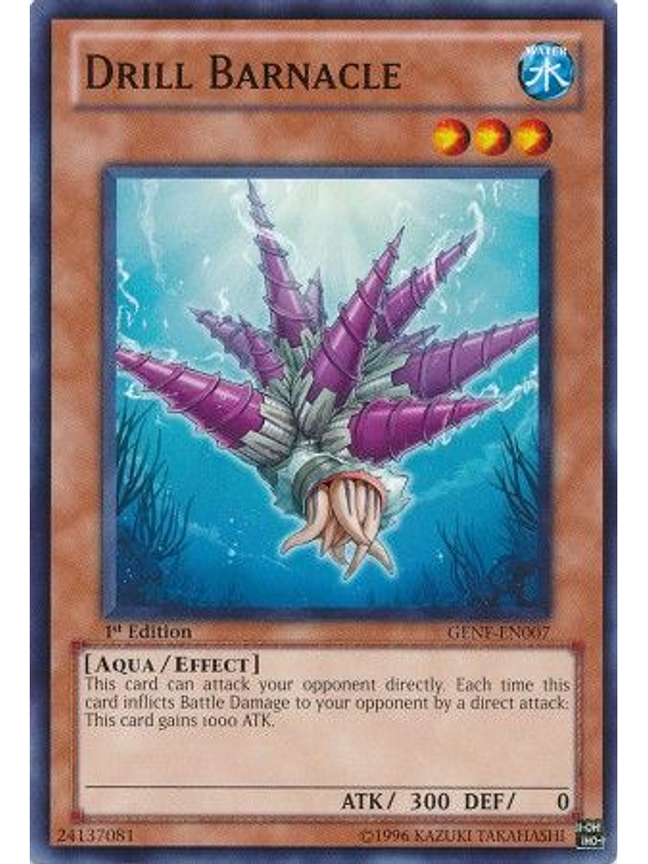 Drill Barnacle - GENF-EN007 - Common 1st Edition 1