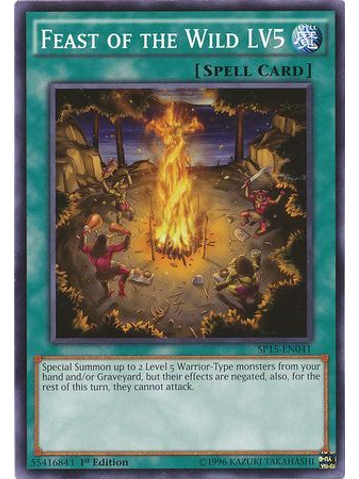 Feast of the Wild LV5 - SP15-EN041 - Common 1st Edition 1