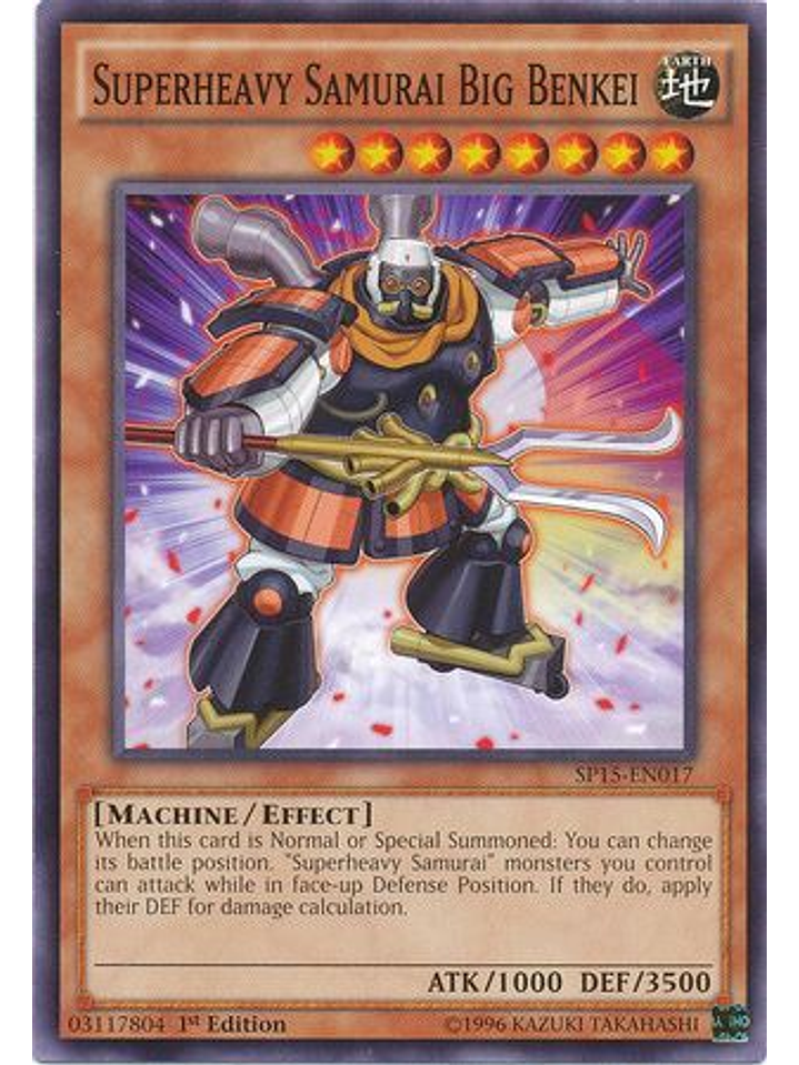 Superheavy Samurai Big Benkei - SP15-EN017 - Common 1st Edition 1