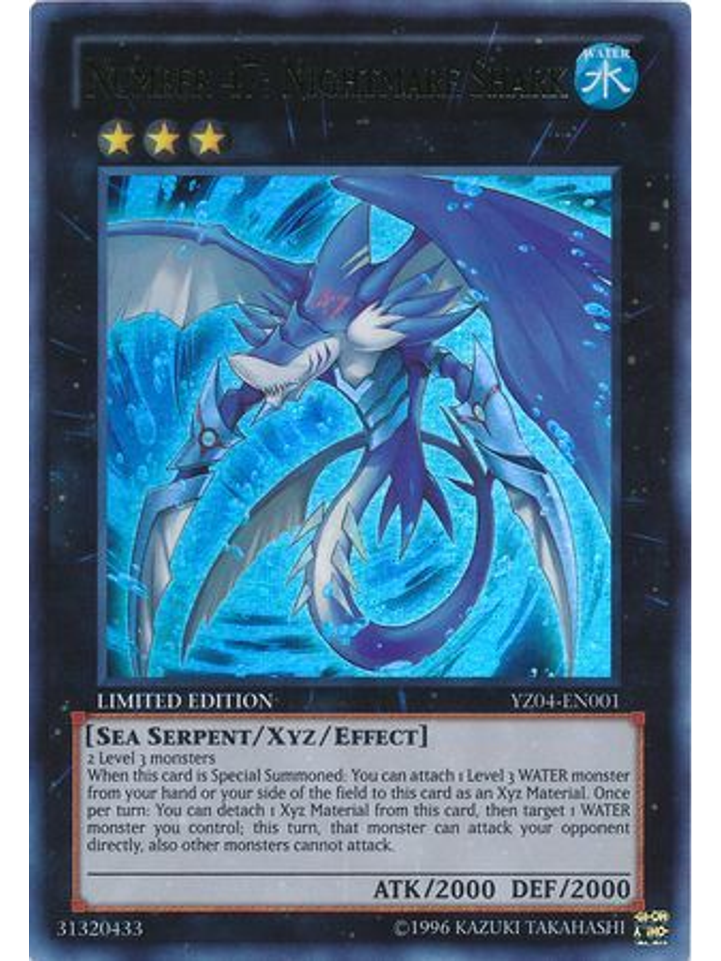 Number 47: Nightmare Shark - YZ04-EN001 - Ultra Rare 1