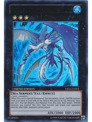 Number 47: Nightmare Shark - YZ04-EN001 - Ultra Rare