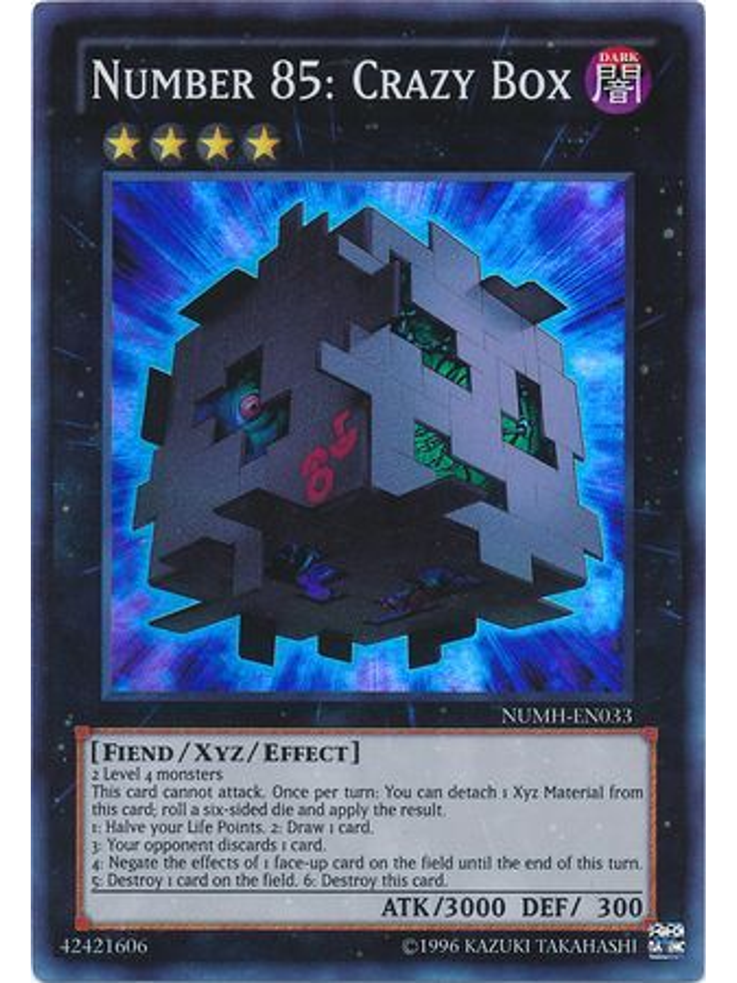 Number 85: Crazy Box - NUMH-EN033 - Super Rare Unlimited 1