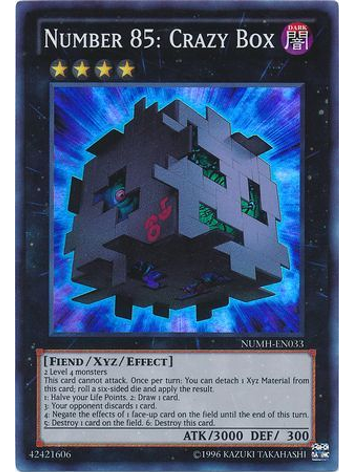 Number 85: Crazy Box - NUMH-EN033 - Super Rare Unlimited 1