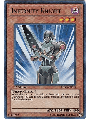 Infernity Knight - PHSW-EN099 - Super Rare 1st Edition