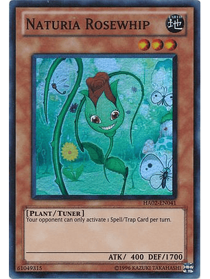 Naturia Rosewhip - HA02-EN041 - Super Rare Unlimited