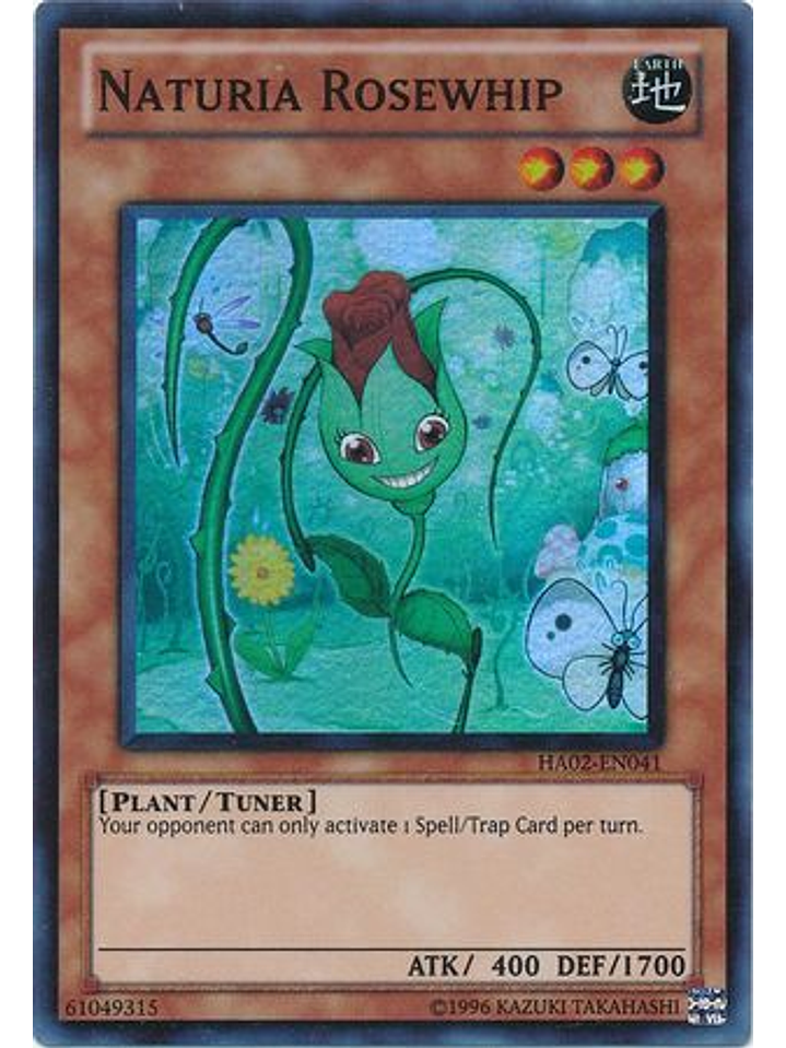 Naturia Rosewhip - HA02-EN041 - Super Rare Unlimited 1