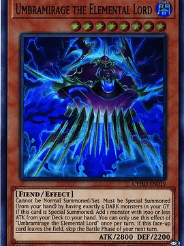 Umbramirage the Elemental Lord - CYHO-EN019 - Super Rare Unlimited