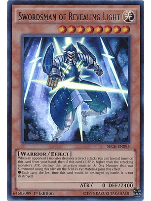 Swordsman of Revealing Light - SECE-EN095 - Ultra Rare 1st Edition