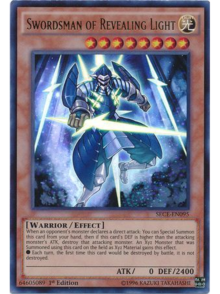 Swordsman of Revealing Light - SECE-EN095 - Ultra Rare 1st Edition 1