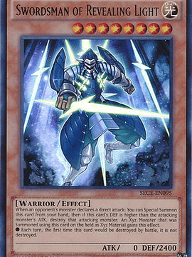 Swordsman of Revealing Light - SECE-EN095 - Ultra Rare 1st Edition