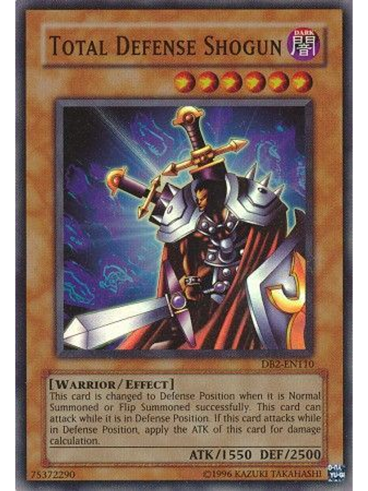 Total Defense Shogun - DB2-EN110 - Super Rare 1