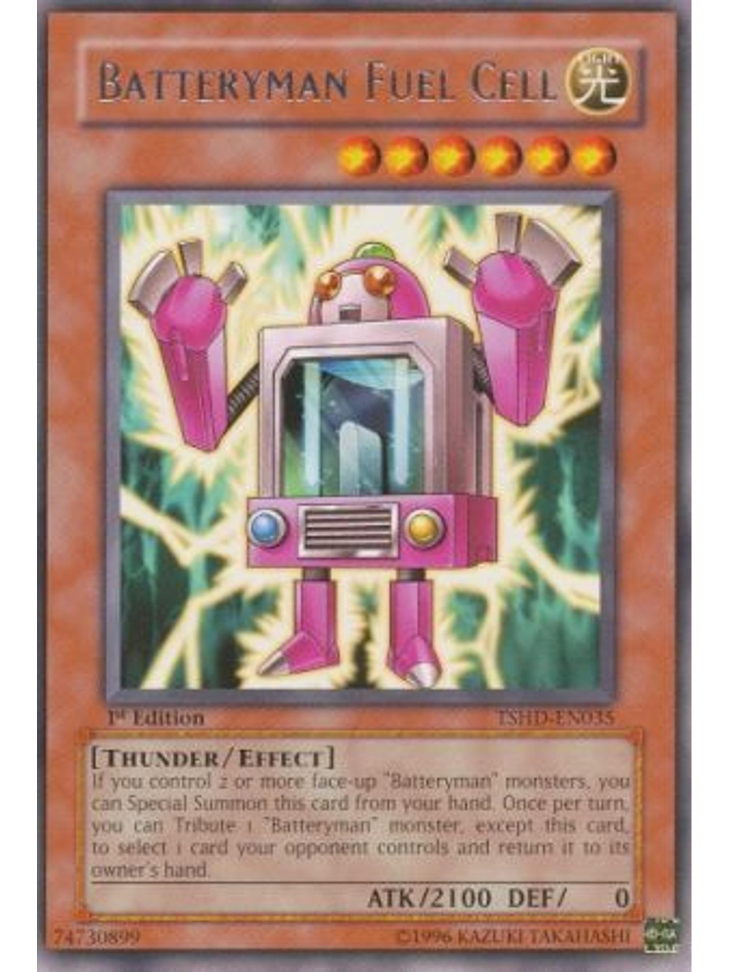 Batteryman Fuel Cell - TSHD-EN035 - Rare 1st Edition 1
