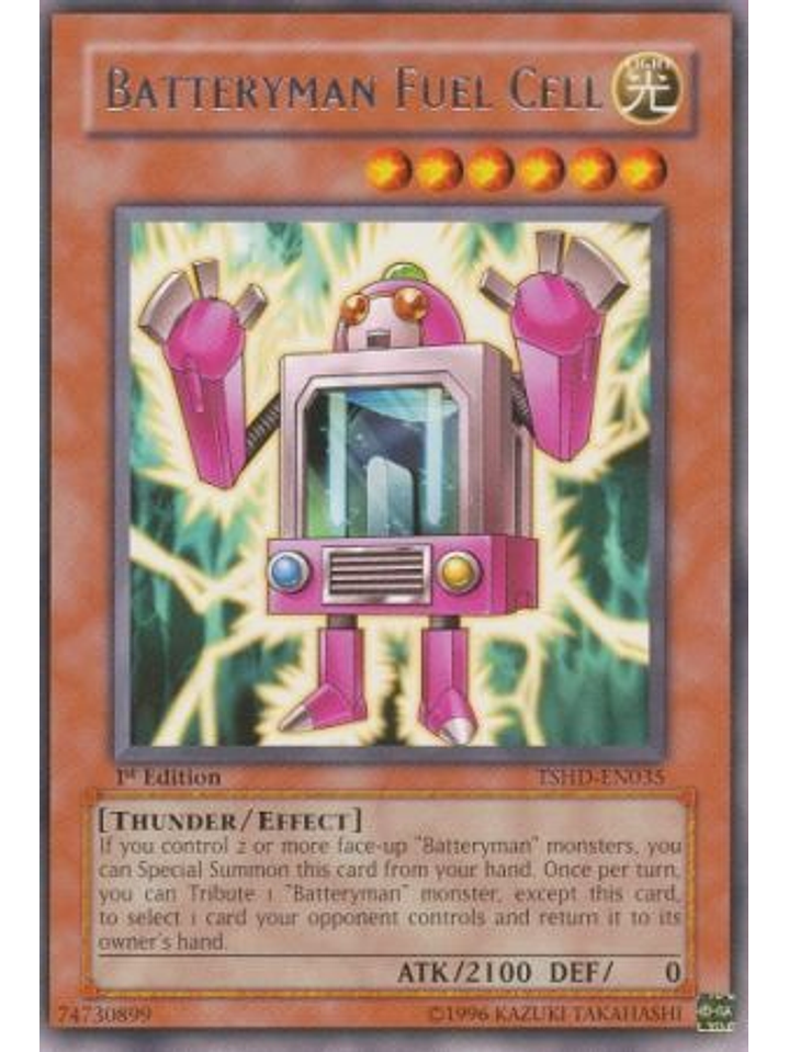 Batteryman Fuel Cell - TSHD-EN035 - Rare 1st Edition 1