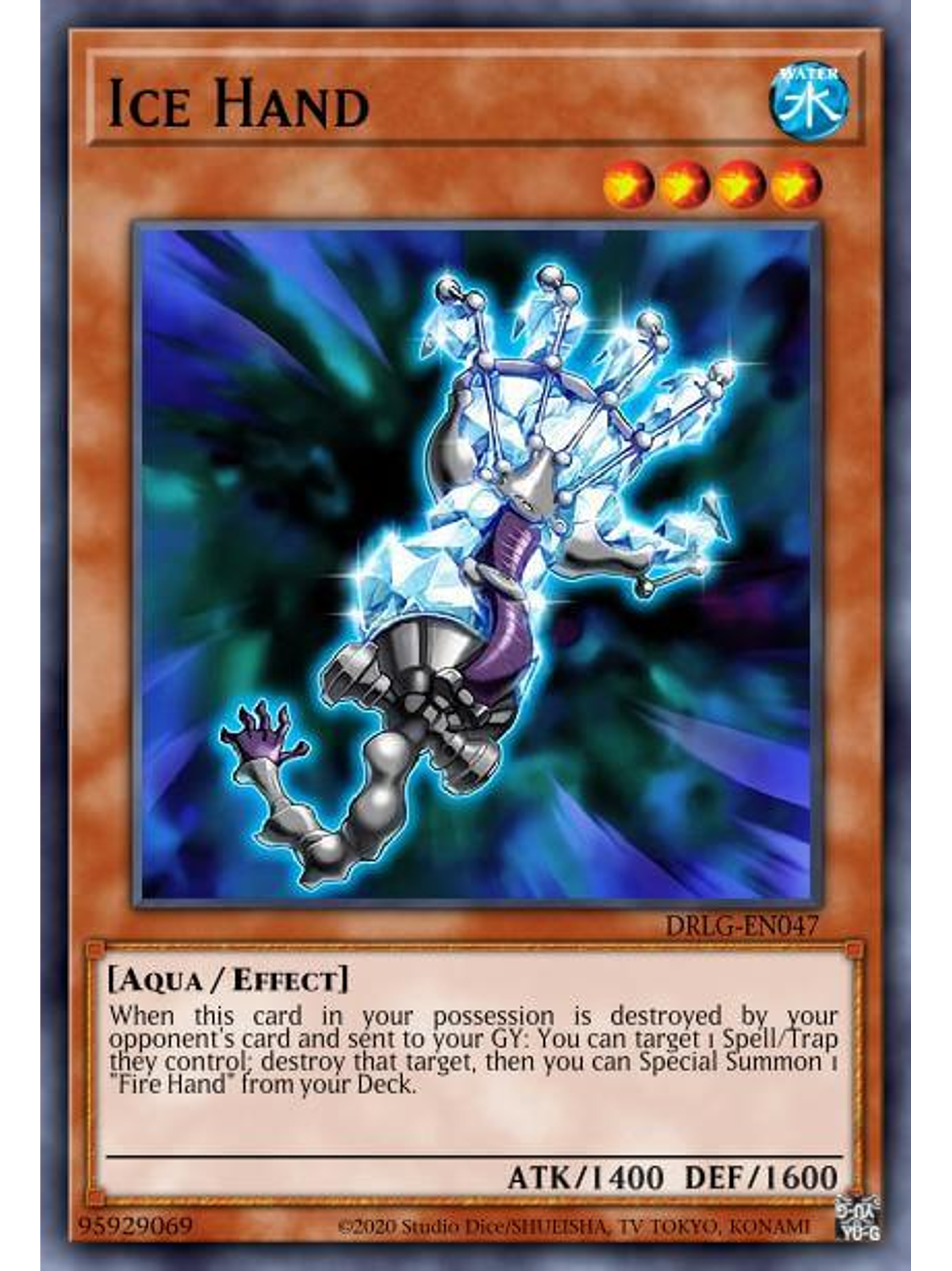 Ice Hand - SDBT-EN021 - Common 1st edition 1