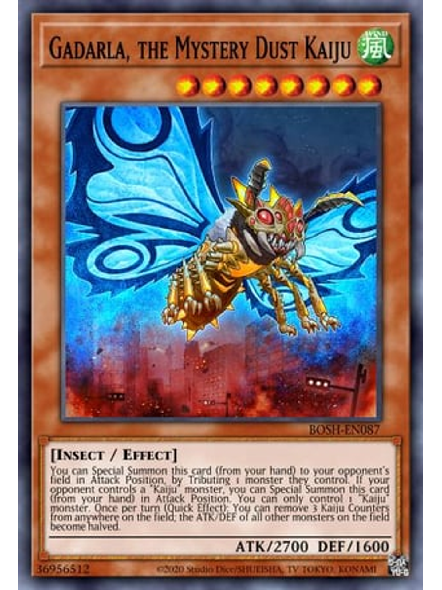 Gadarla, the Mystery Dust Kaiju - SDBT-EN009 - Common 1st edition 1