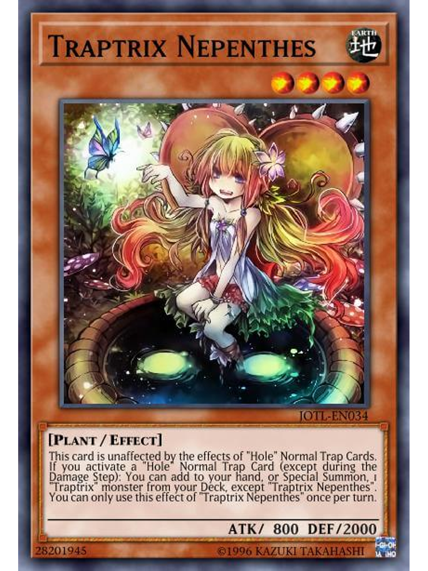 Traptrix Nepenthes - SDBT-EN005 - Common 1st edition 1