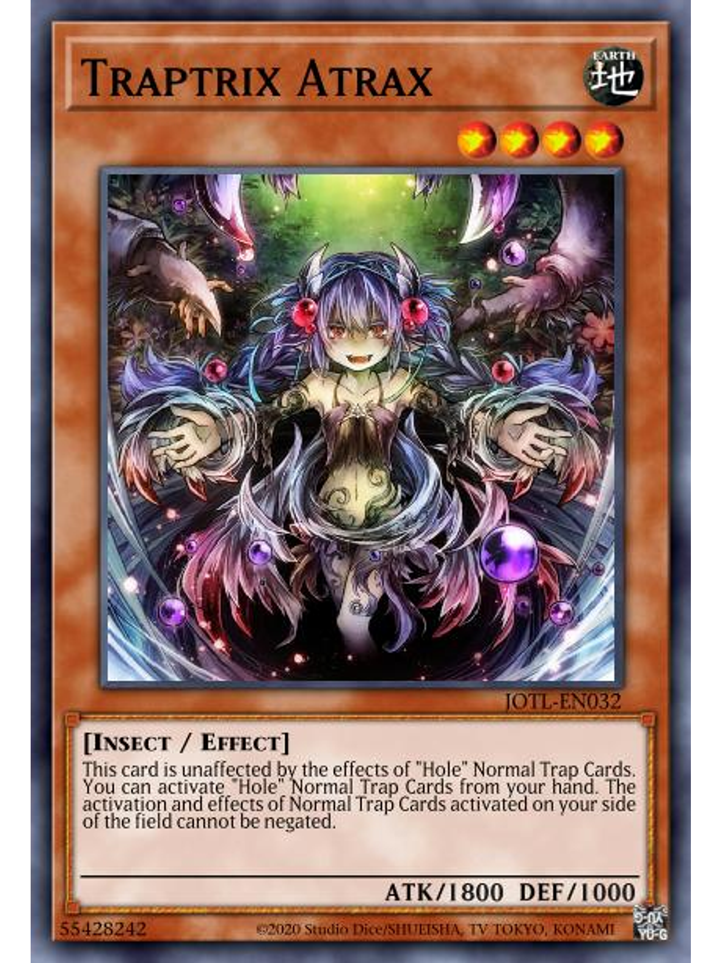 Traptrix Atrax - SDBT-EN003 - Common 1st edition 1