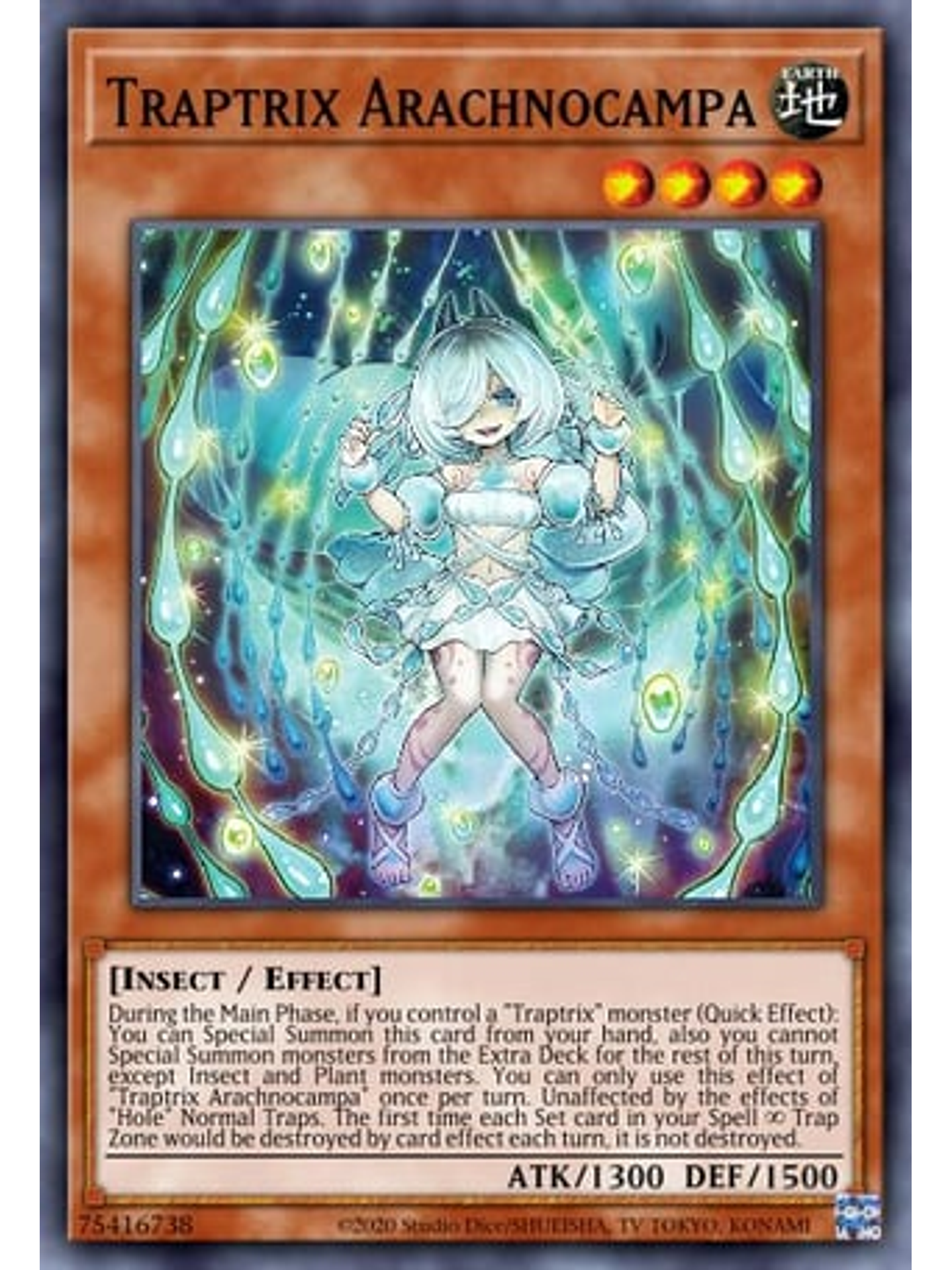 Traptrix Arachnocampa - SDBT-EN002 - Super Rare 1st edition 1