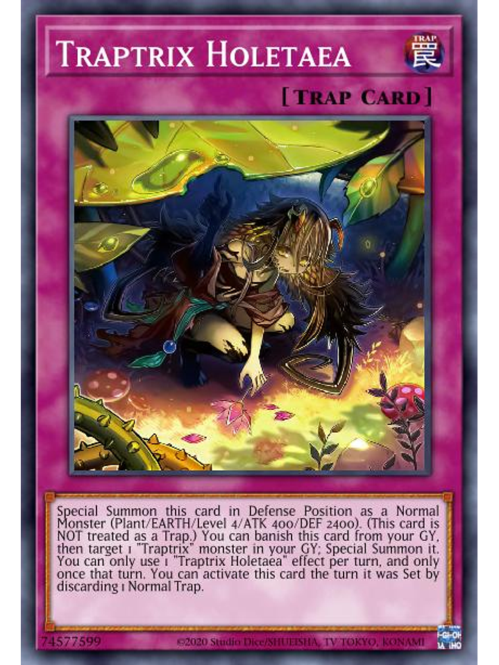 Traptrix Holeutea - SDBT-EN046 - Super Rare 1st edition 1