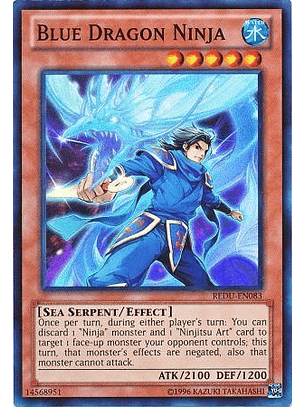 Blue Dragon Ninja - REDU-EN083 - Super Rare Unlimited
