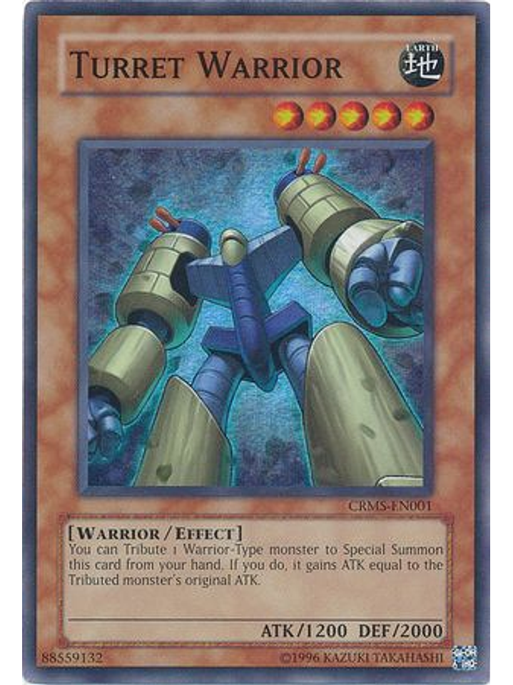 Turret Warrior - CRMS-EN001 - Super Rare Unlimited 1