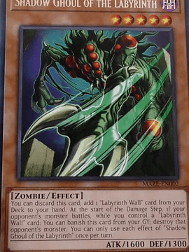 Shadow Ghoul of the Labyrinth - MAZE-EN002 - Rare 1st Edition