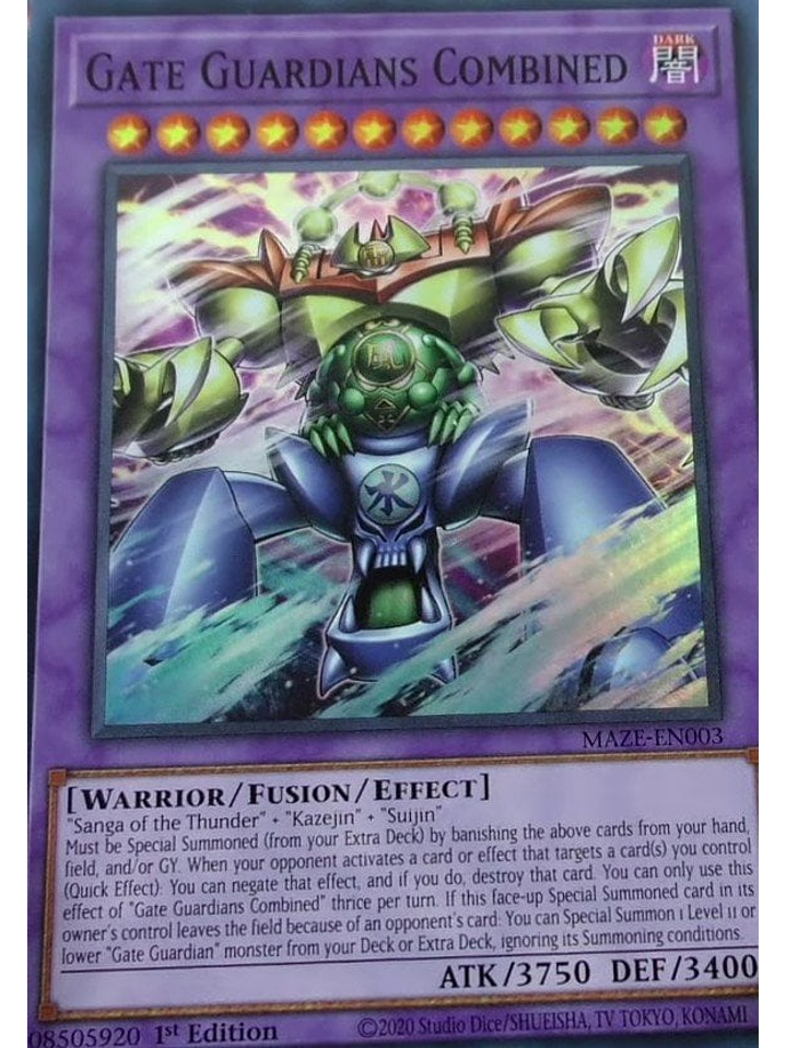 Gate Guardians Combined - MAZE-EN003 - Super Rare 1st Edition 1