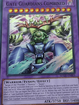 Gate Guardians Combined - MAZE-EN003 - Super Rare 1st Edition