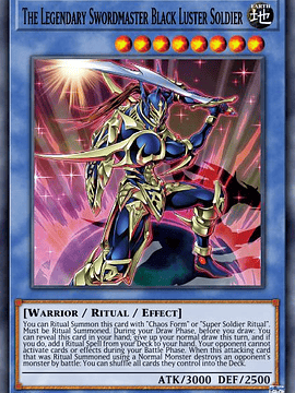 Black Luster Soldier - Legendary Swordsman - MAZE-EN011 - Ultra Rare 1st Edition